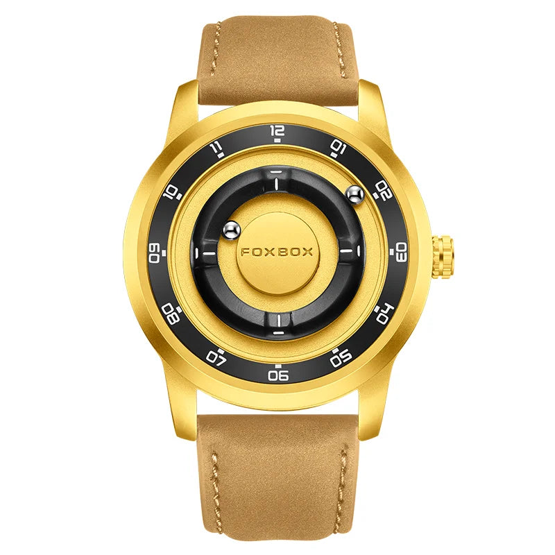 FOXBOX Military Magnetic Luxury Fashion Watch Men Waterproof