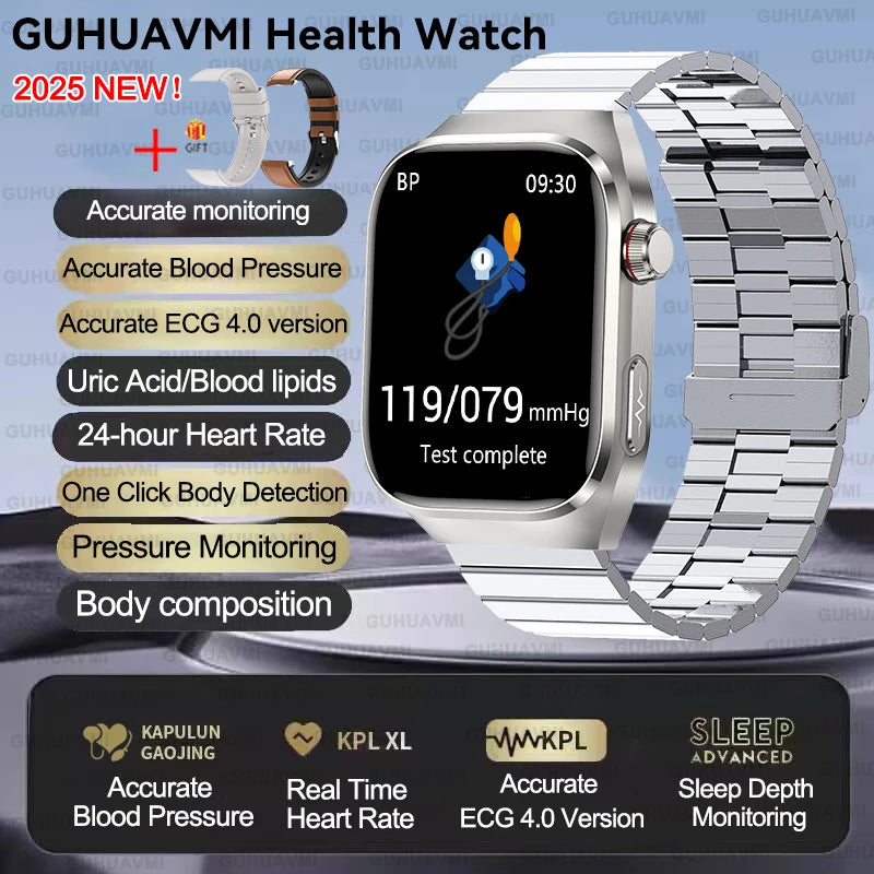 Xiaomi Five organ examination Smart Watch Men Women ECG+PPG Uric Acid Blood Fat