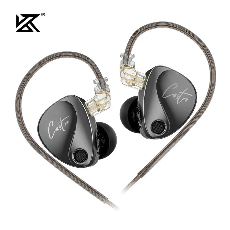 KZ Castor In Ear HiFi 2DD Dynamic High-end Tuneable Balanced  Earphones