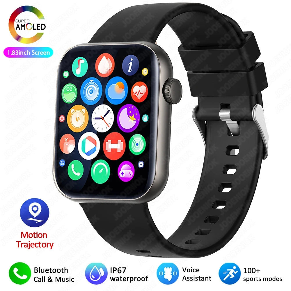 Jooeniok Men's Smartwatch 100+ Sports Mode Health Monitoring