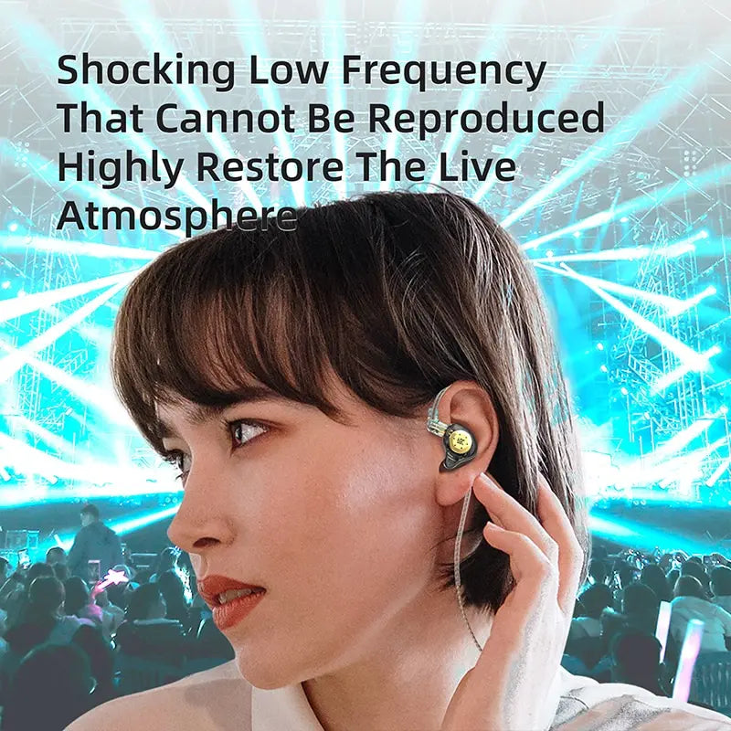 KZ PRO Dynamic HIFI Bass Earbuds In Sport - Noise Cancelling