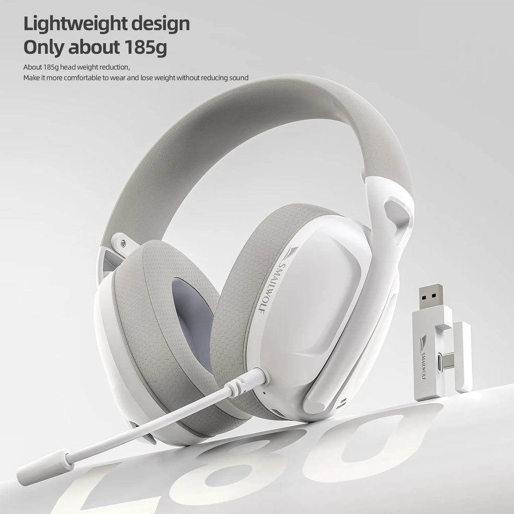 SMAILWOLF wireless Bluetooth lightweight gaming sports bass headsets