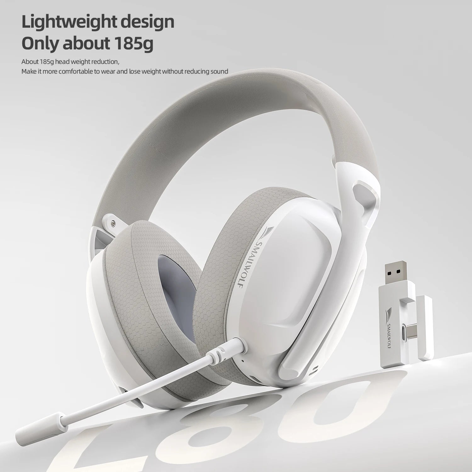 SMAILWOLF wireless Bluetooth lightweight gaming sports bass headsets
