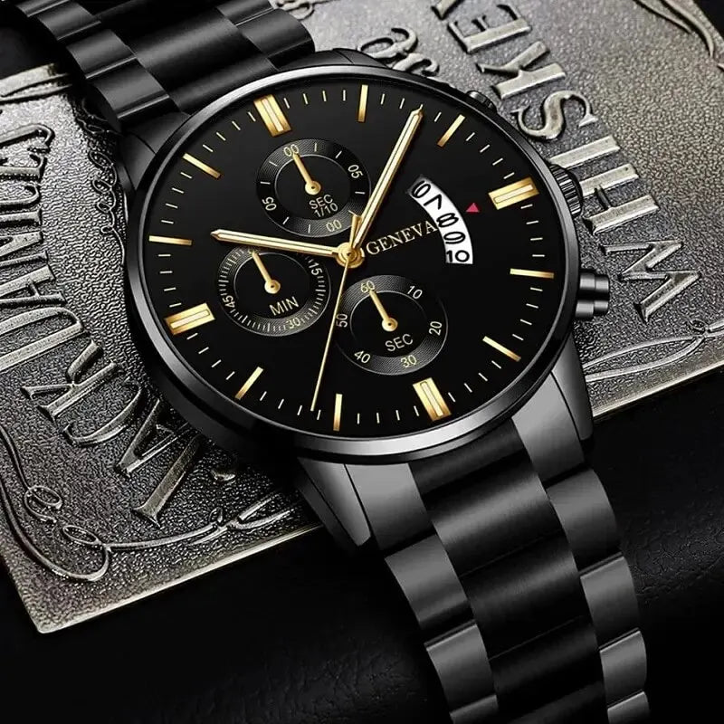 Luxury Men Fashion Stainless Steel Watch