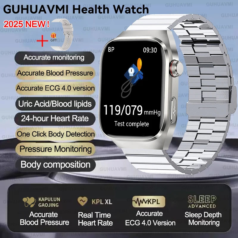 Xiaomi Five organ examination Smart Watch Men Women ECG+PPG Uric Acid Blood Fat