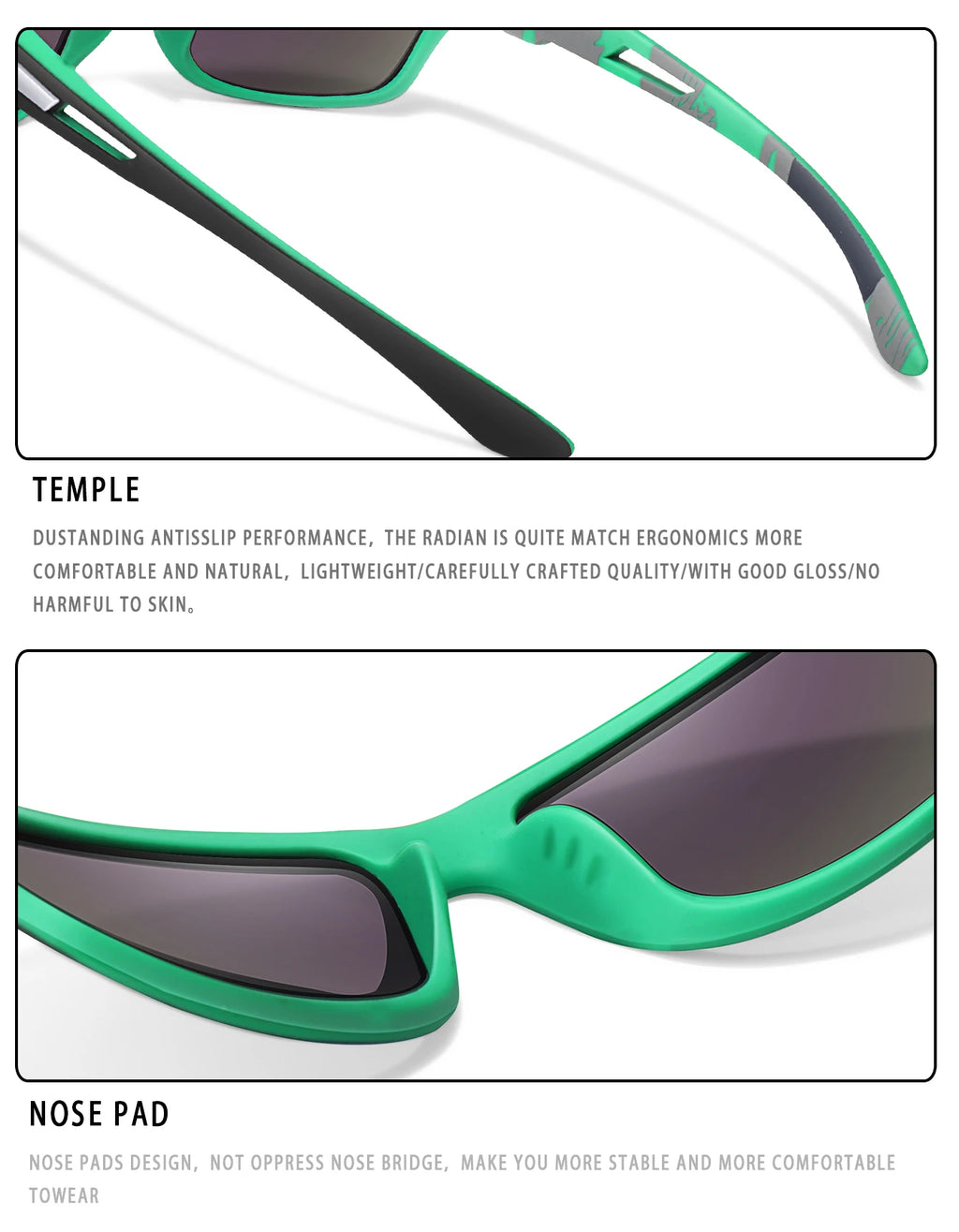 Polarized Sunglasses Cycling Driving Hiking Anti-glare UV400 for Men Women