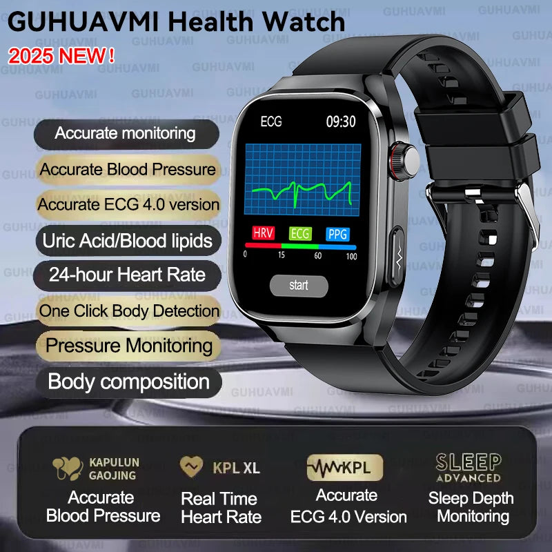 Xiaomi Five organ examination Smart Watch Men Women ECG+PPG Uric Acid Blood Fat