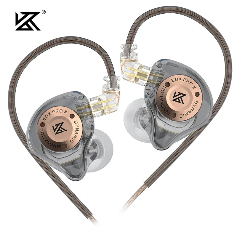 KZ EDX PRO X In Ear Dynamic Drive  HIFI Bass Music Earbud Sport Noise Cancelling Earphone