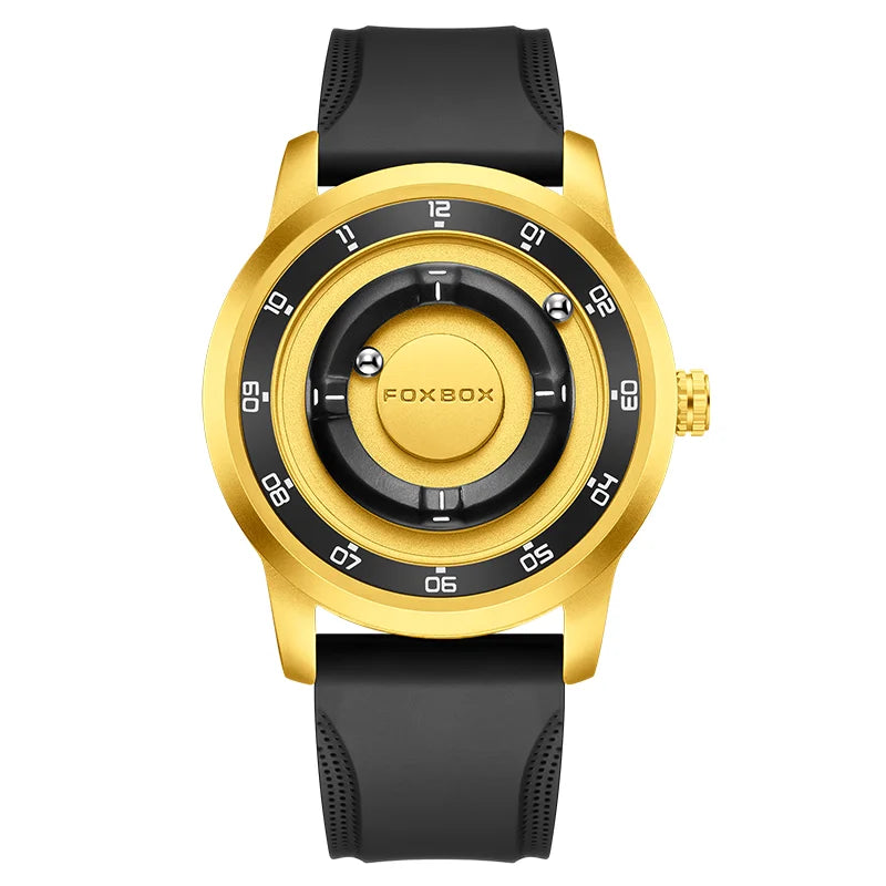 FOXBOX Military Magnetic Luxury Fashion Watch Men Waterproof