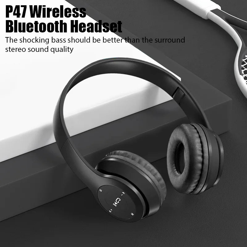 PERCIRON 5.0 Wireless Sports Game Bluetooth Headset Folding Series