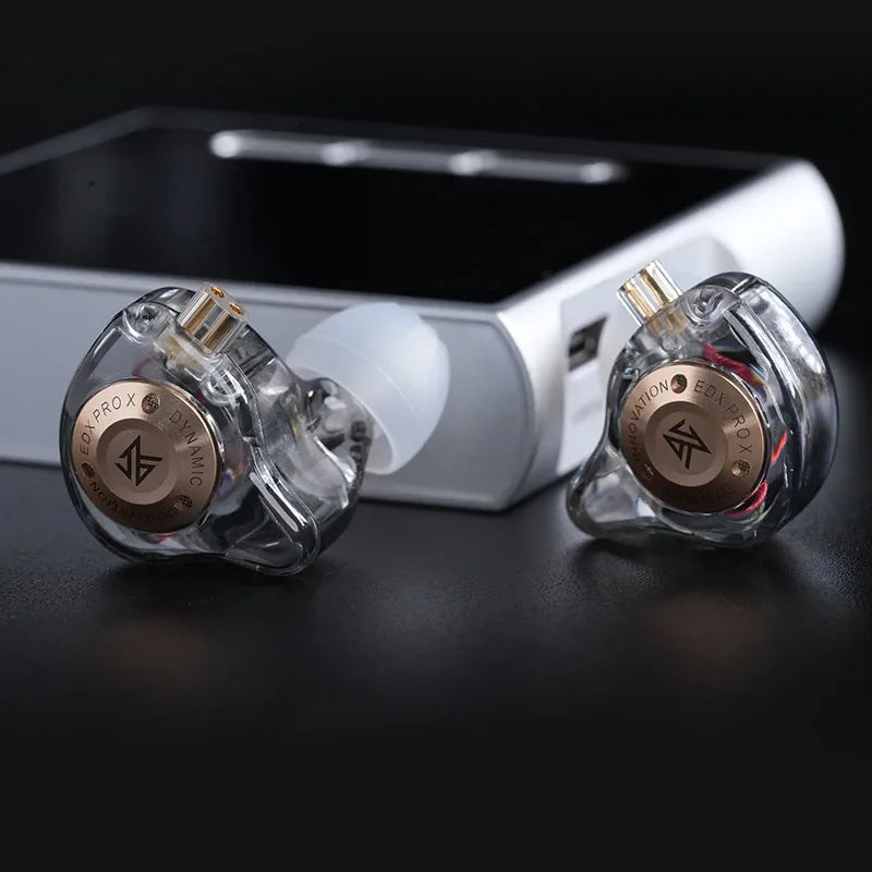 KZ EDX PRO X In Ear Dynamic Drive  HIFI Bass Music Earbud Sport Noise Cancelling Earphone
