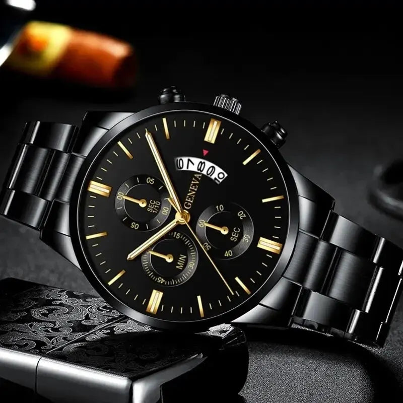 Luxury Men Fashion Stainless Steel Watch