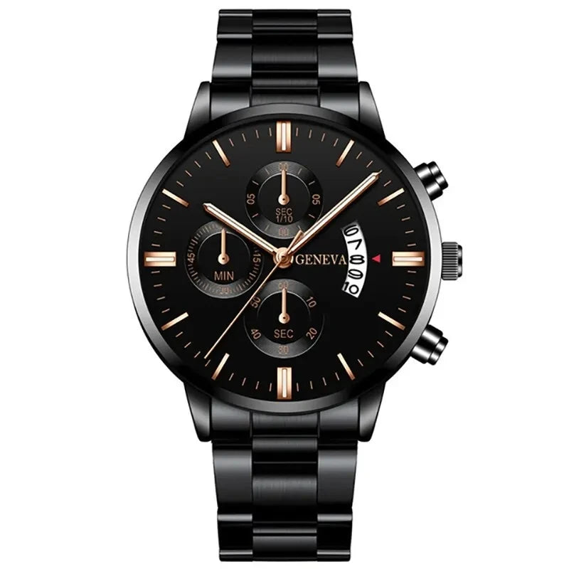 Luxury Men Fashion Stainless Steel Watch