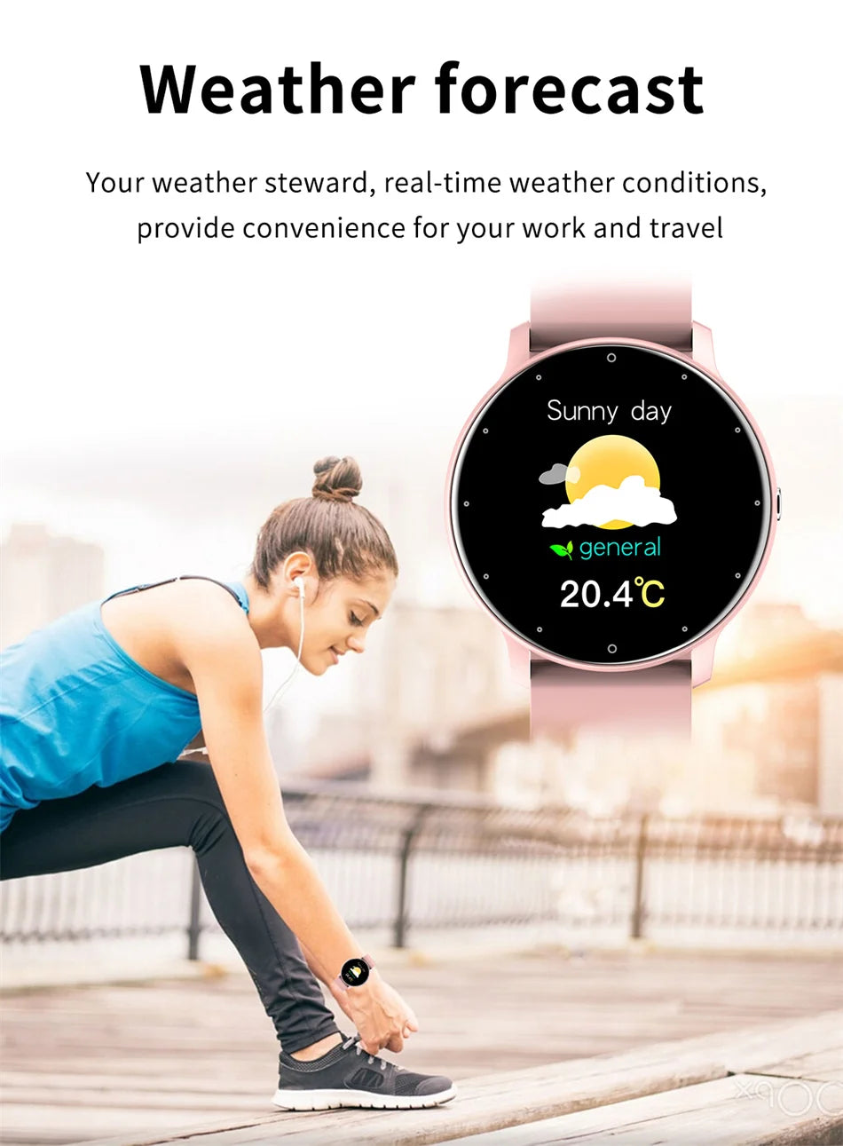 Men Women Sports Fitness Ultra Light Smartwatch Heart Rate