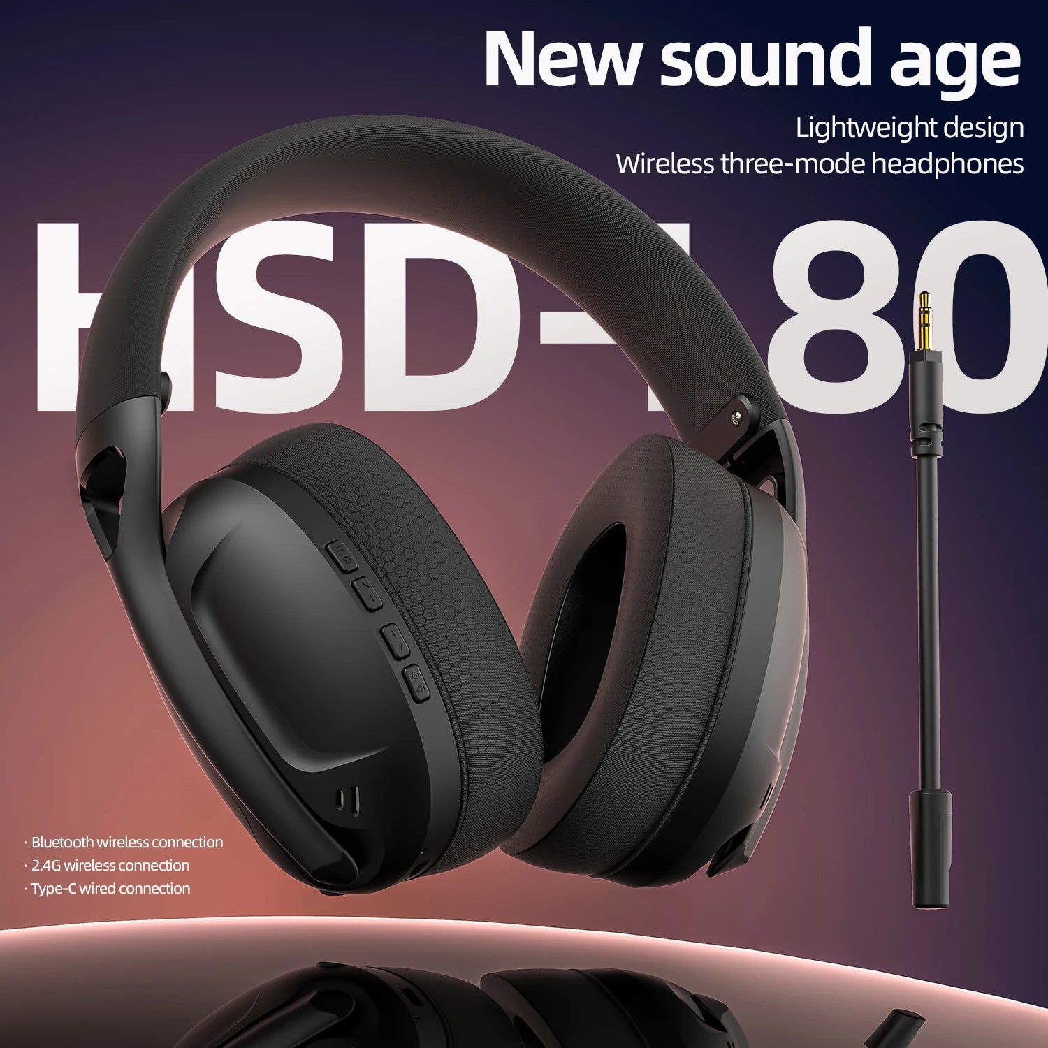 SMAILWOLF wireless Bluetooth lightweight gaming sports bass headsets