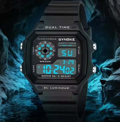 SYNOKE Digital  Men and Women Sport Watch